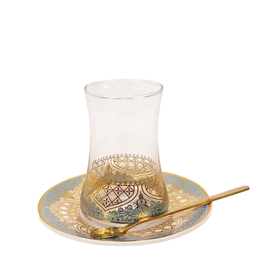 Turkish Tea Glasses Cups Set S - Art Craft Glasses avaliação e preço