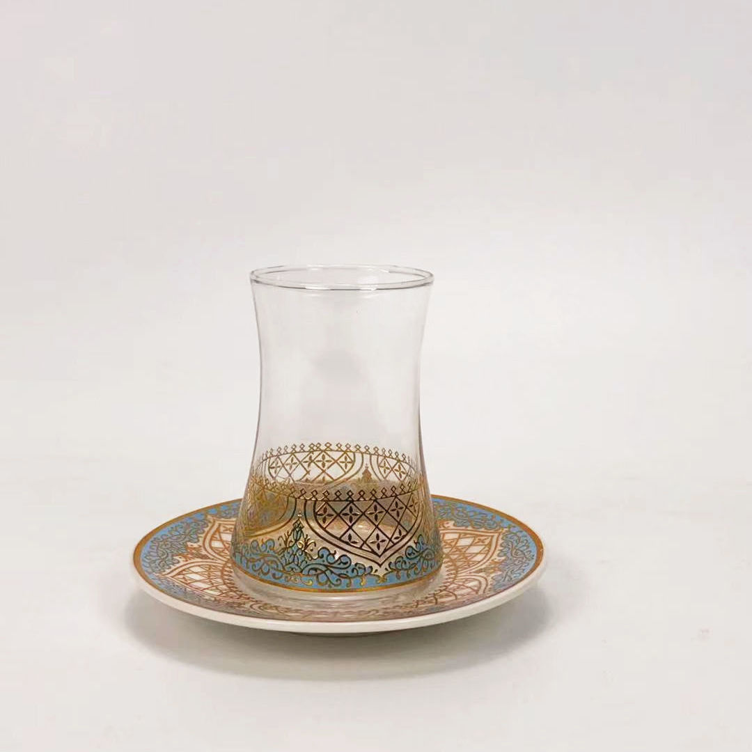 Turkish Tea Glasses Cups Set S - Art Craft Glasses avaliação e preço