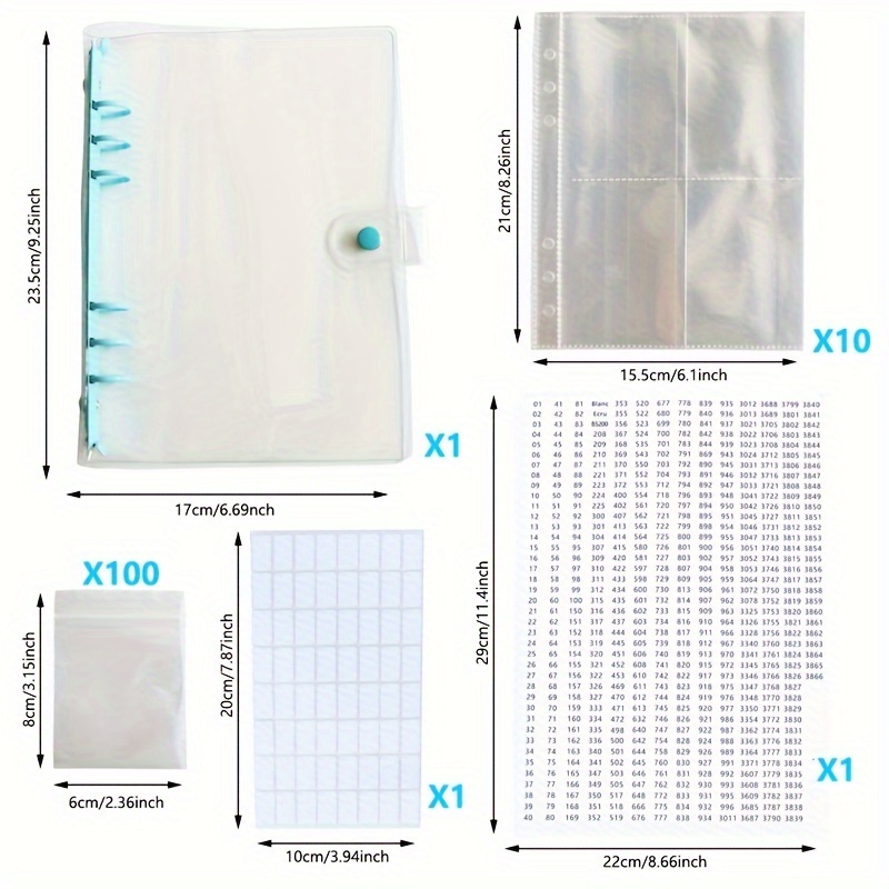 113Pcs Diamond Painting Storag - Art Craft Bag avaliação e preço
