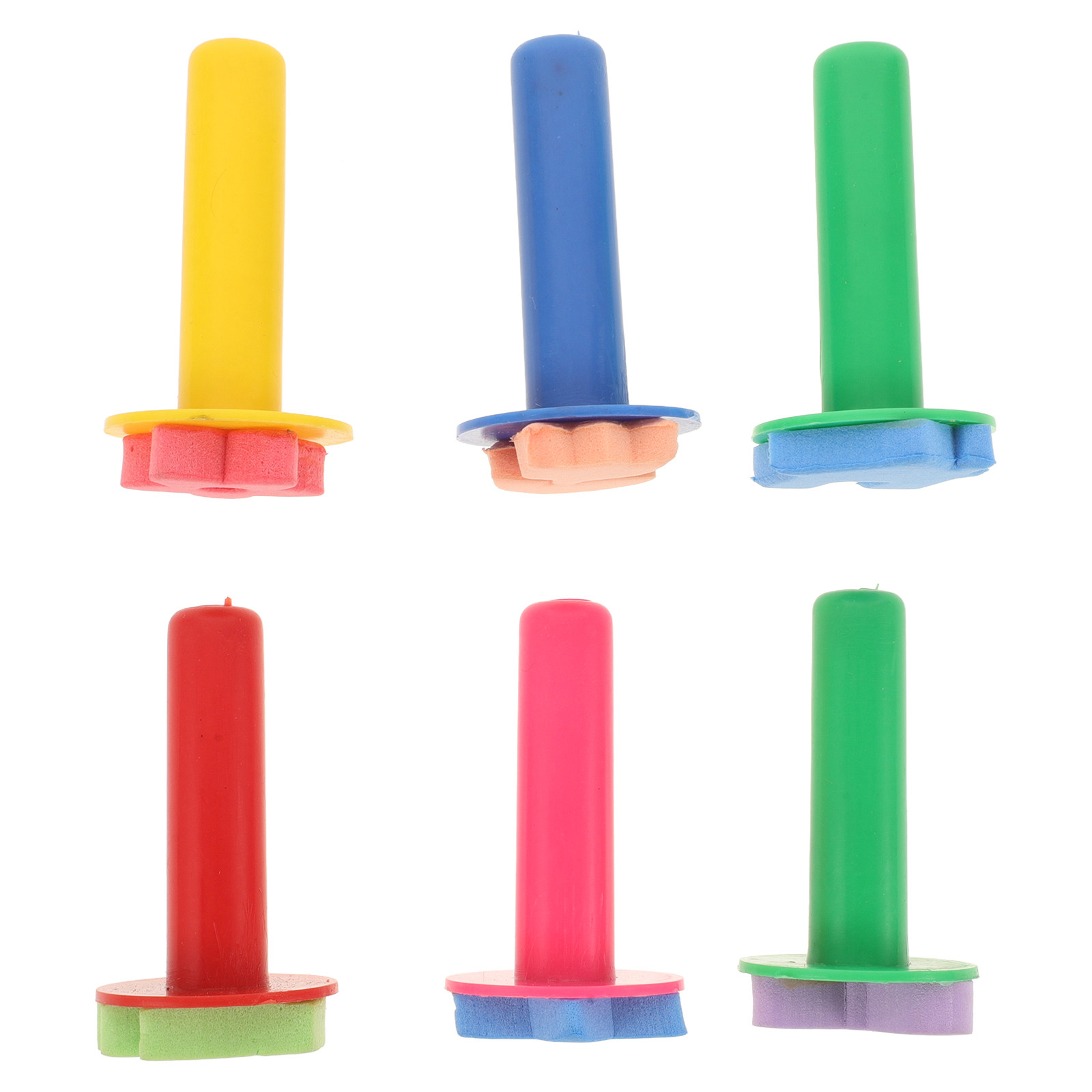 6Pcs Sponge Painting Stamps fo - Art Craft Toddlers avaliação e preço