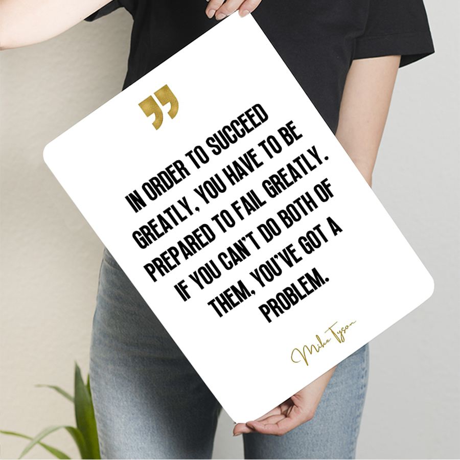 Inspirational Quote Metal Wall - Art Craft Quotes avaliação e preço