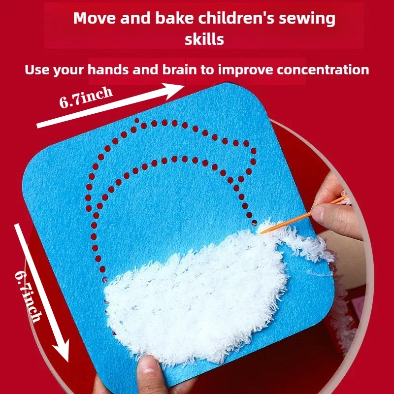Preschool DIY Felt Art Set Edu - Art Craft Ideas For Kids avaliação e preço