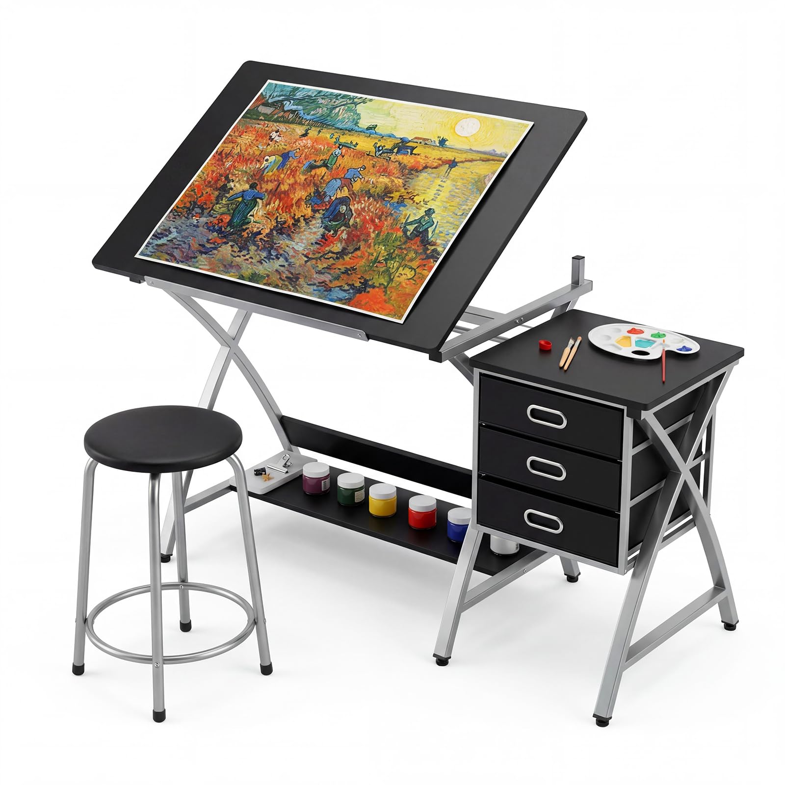Tabletop Adjustable Drafting T - Art & Craft Jojo avaliação e preço