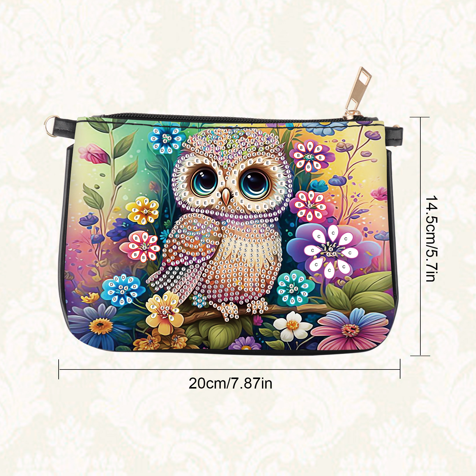 Colorful Owl Diamond Art Paint - Art Craft Kits For Adults avaliação e preço
