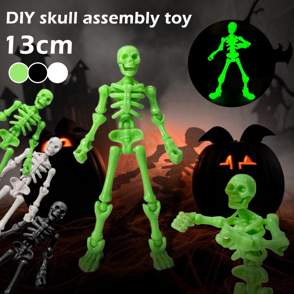 DIY Skeleton Figurines Plastic - Art Craft Store avaliação e preço