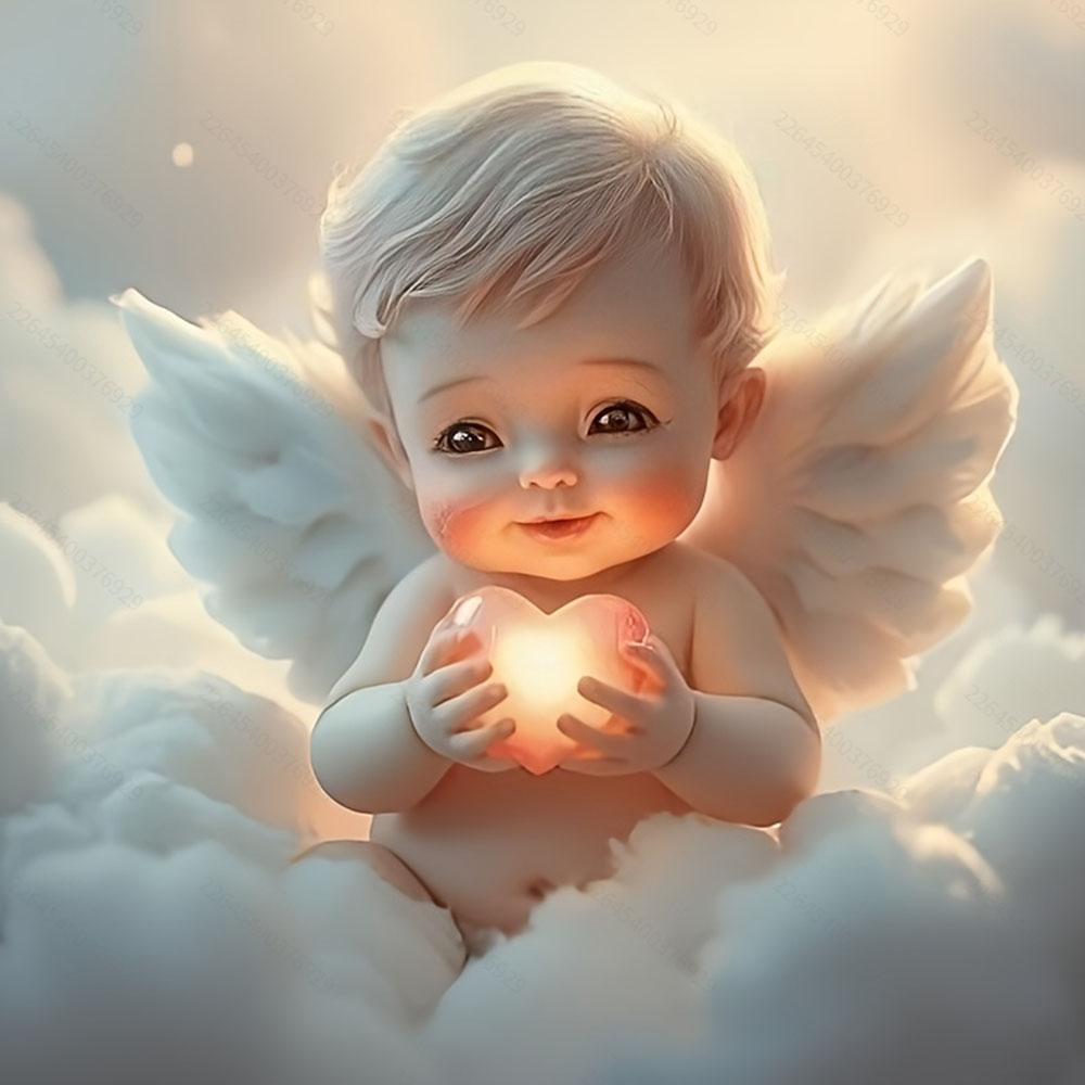 Love Little Angel Diamond Pain - Art Craft Kits For Adults avaliação e preço