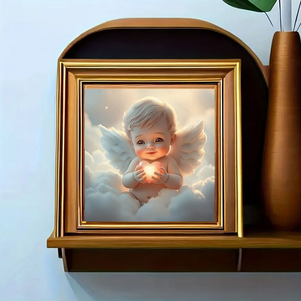 Love Little Angel Diamond Pain - Art Craft Kits For Adults avaliação e preço