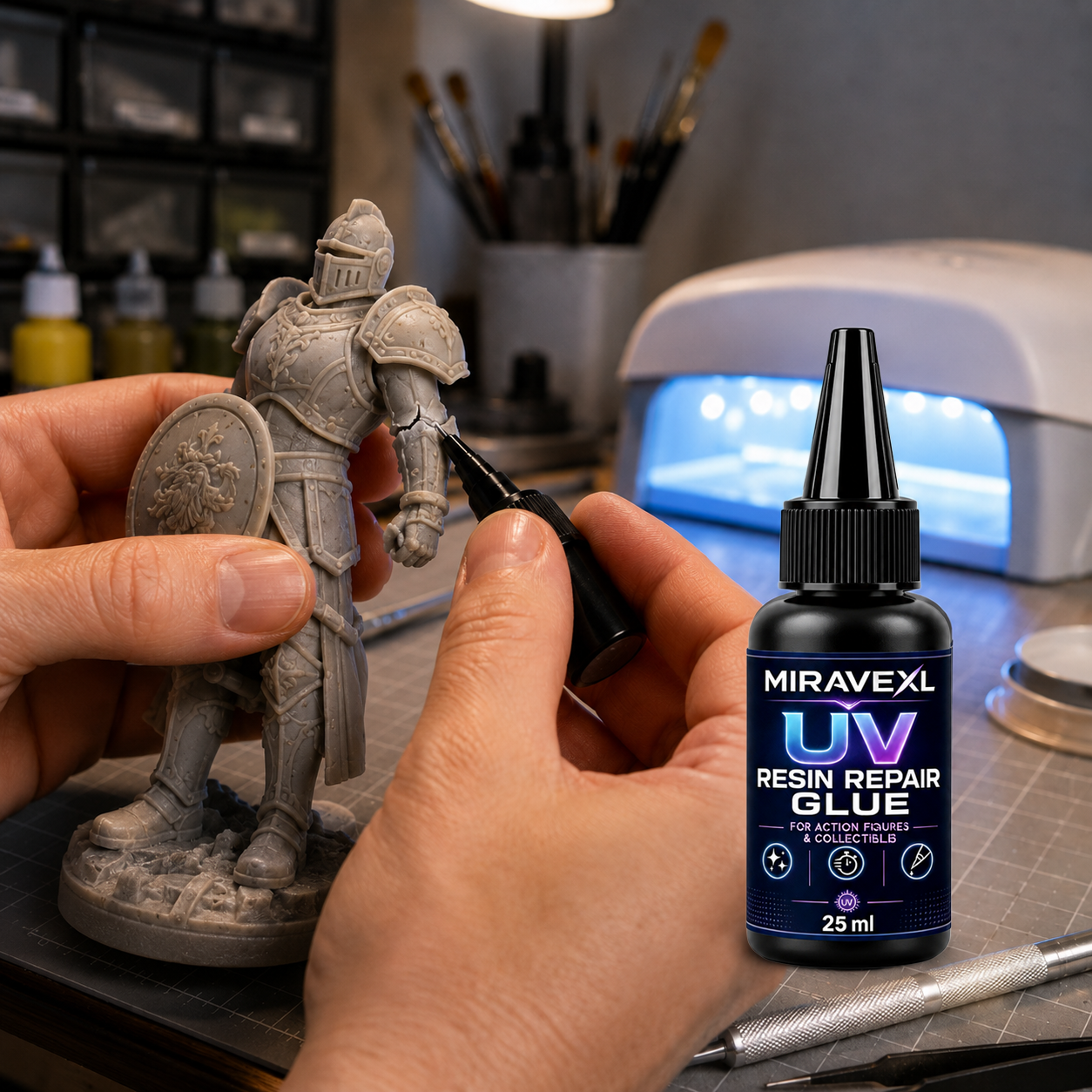 25g MIRAVEXL  UV Epoxy Resin G - Art Craft Glue avaliação e preço