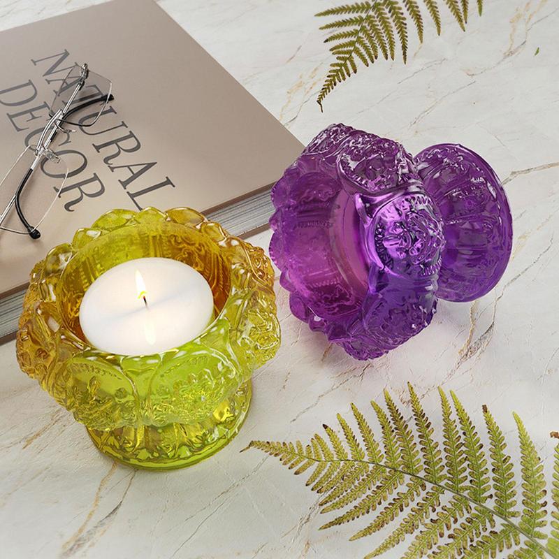 Flower Candle Holder Mold Home - Art Craft Flower Making avaliação e preço