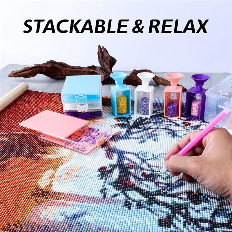 Mar.12-Pack Trabricks Stackabl - Art Craft Kits For Adults avaliação e preço