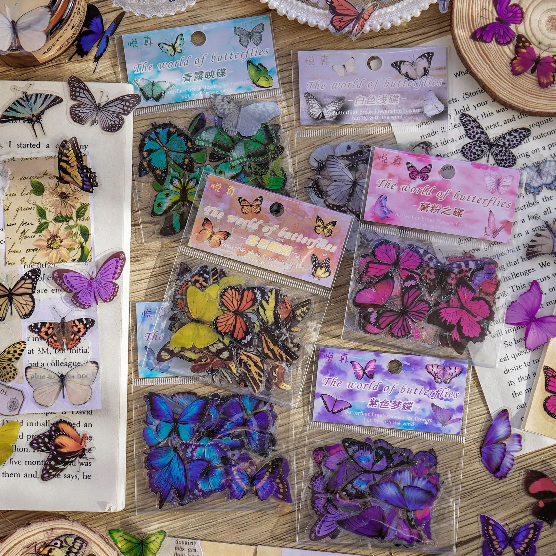 Journamm 40pcs/pack Butterfly  - Art Craft 3 Year Old avaliação e preço