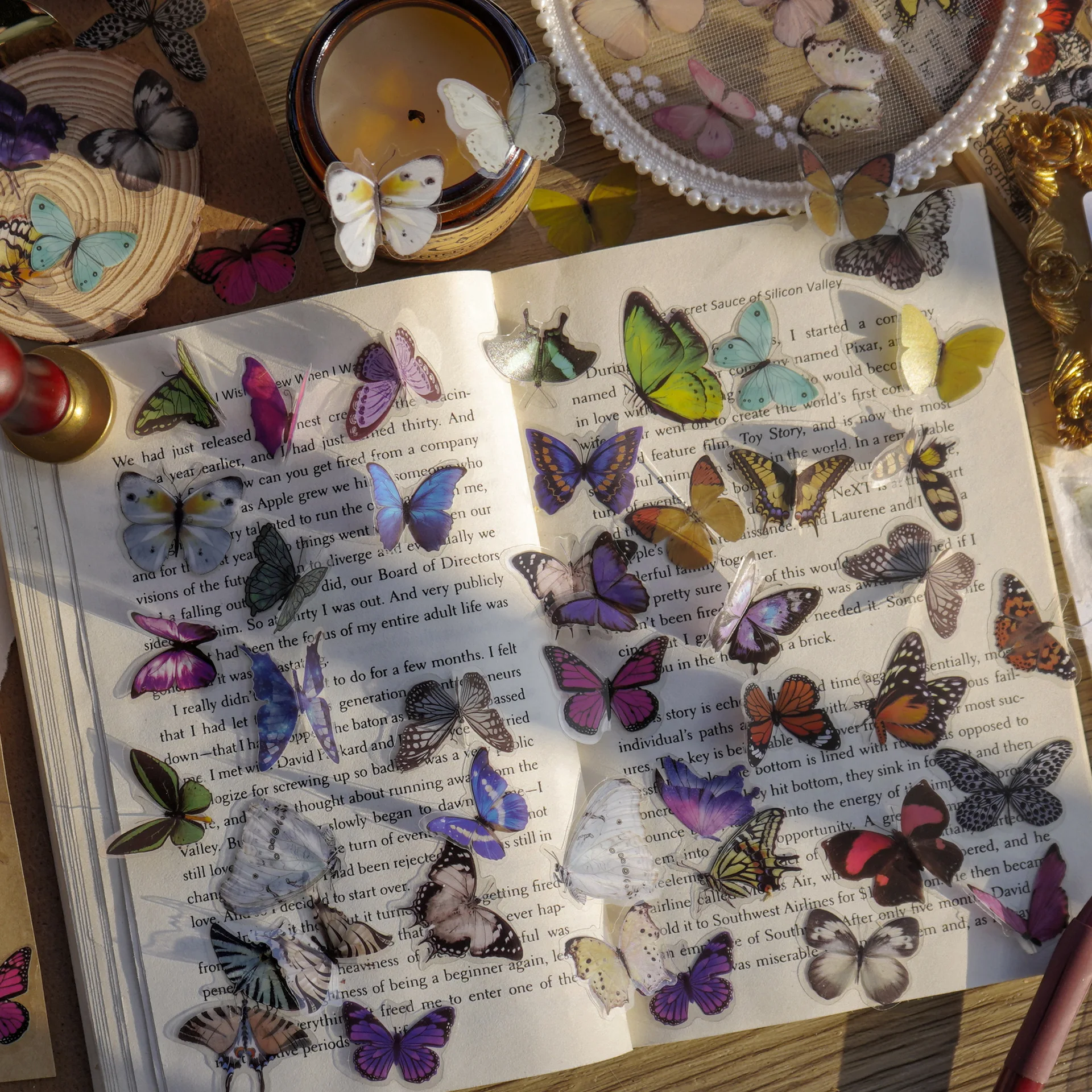 Journamm 40pcs/pack Butterfly  - Art Craft 3 Year Old avaliação e preço