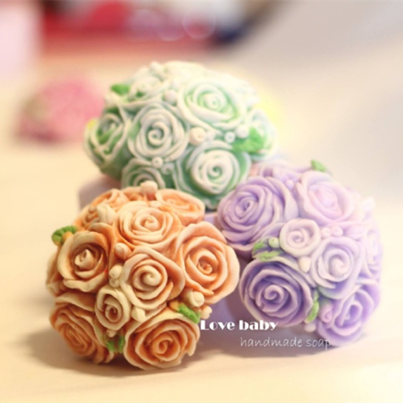 Rose Bouquet Candle Molds Rose - Art Craft Flower Making avaliação e preço