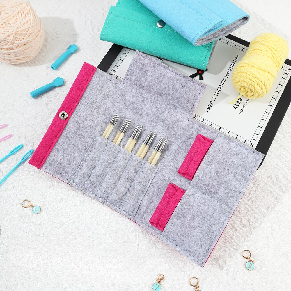 Circular Crochet Hooks Storage - Knitting Needle Circular avaliação e preço