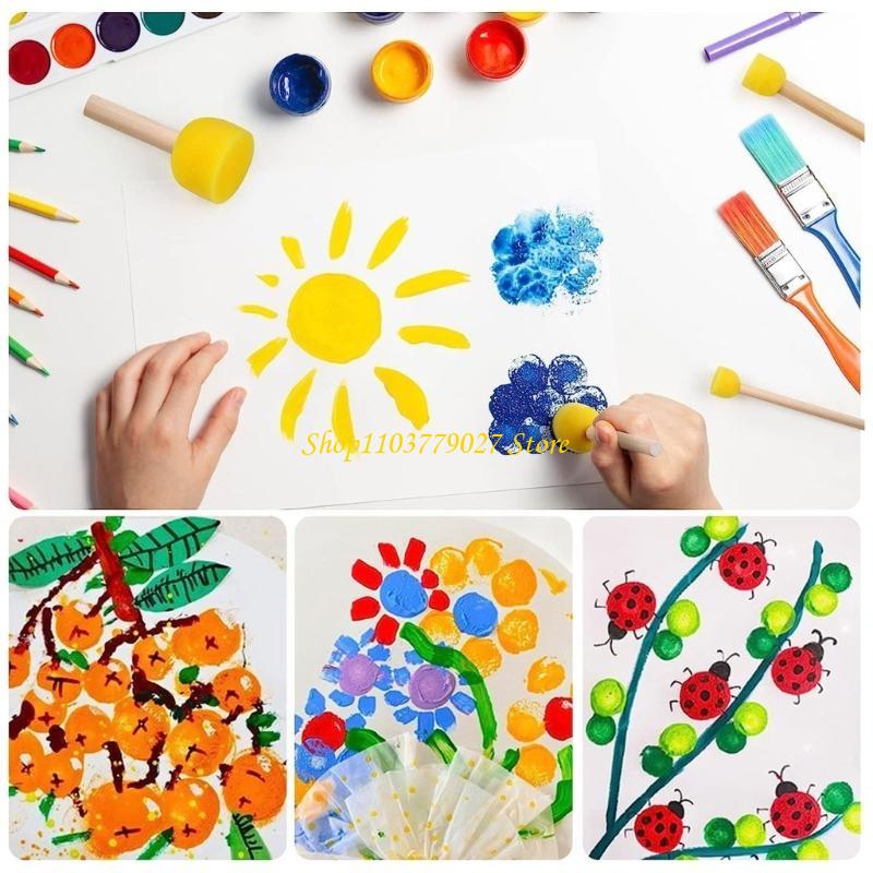C4DF Paint Sponges Round Spong - Art Craft Description avaliação e preço