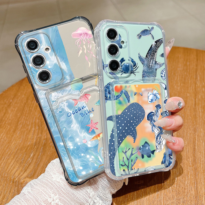 Ocean Whale Pattern Phone Case - Art Craft Bag avaliação e preço