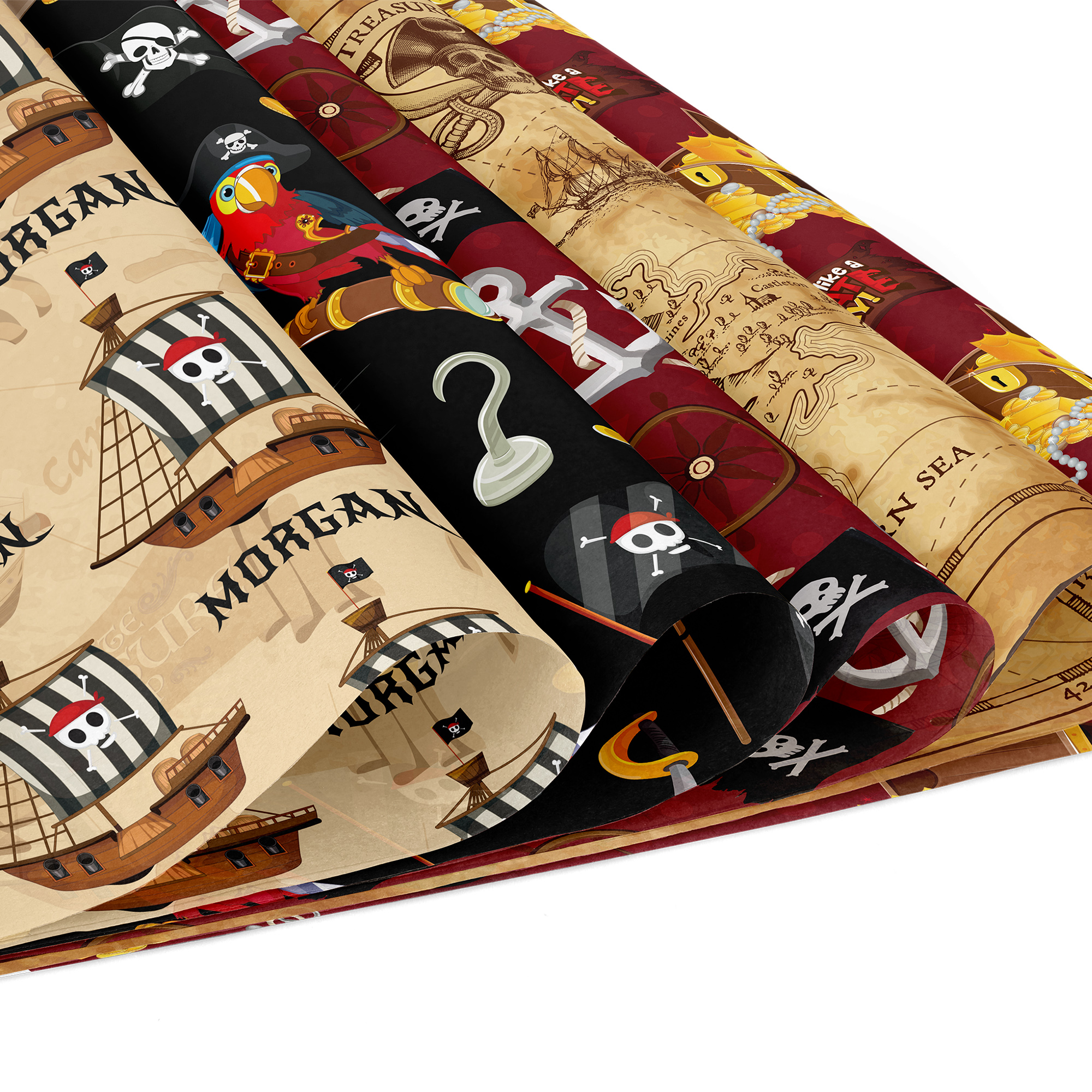 24pcs European Pirate Theme DI - Art Craft With Paper avaliação e preço