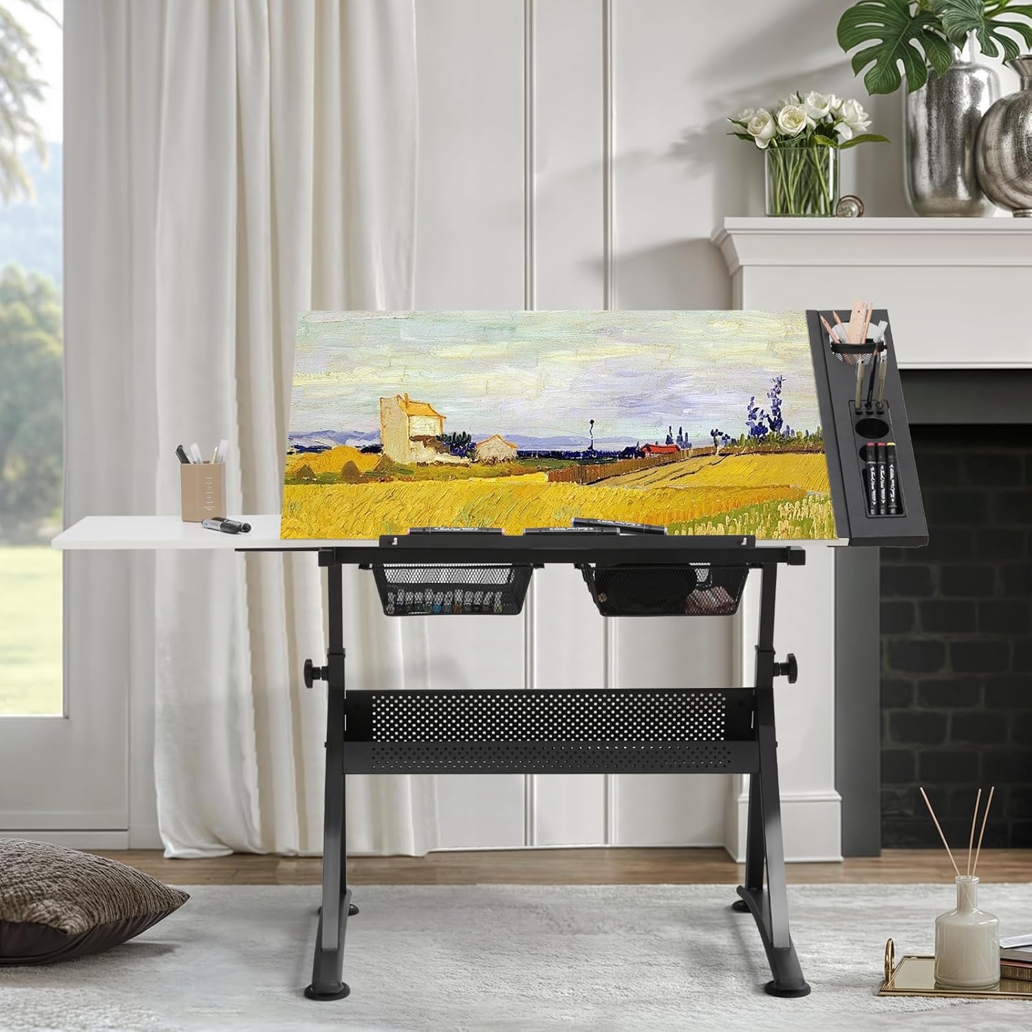 Art Deco Drafting Table, Heigh - Art & Craft Jojo avaliação e preço