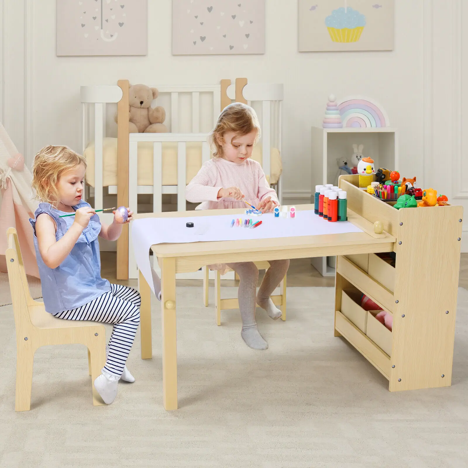 Kids Art Table and Chair Set w - Art Craft Quotes avaliação e preço