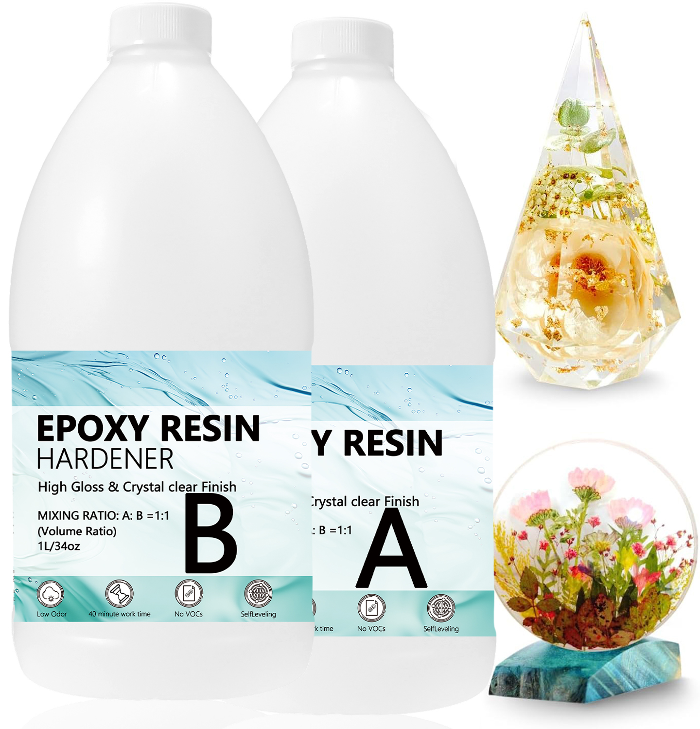 Epoxy Resin Kits Set, Art Kit  - Art Craft Kits For Adults avaliação e preço