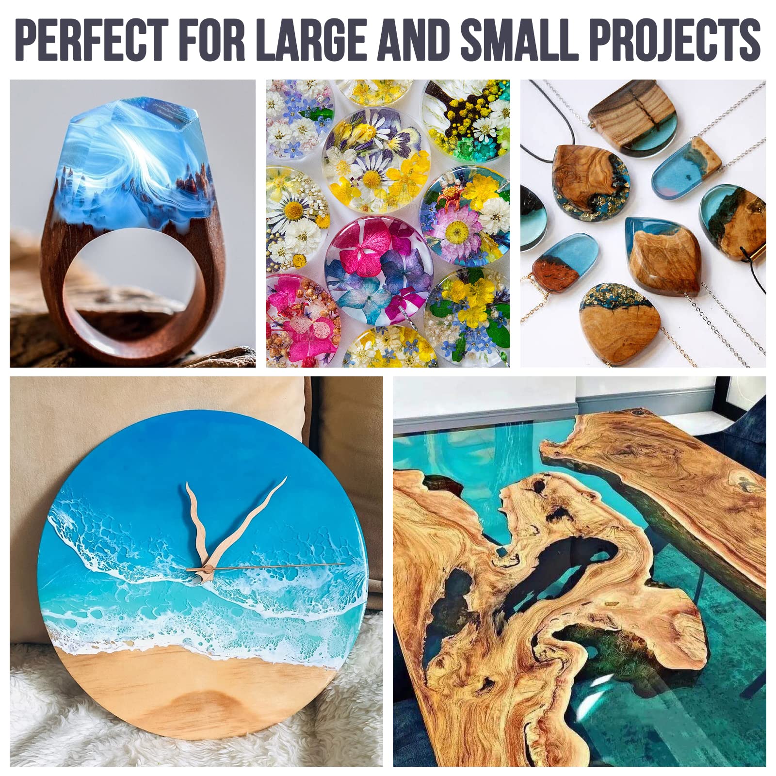 Epoxy Resin Kits Set, Art Kit  - Art Craft Kits For Adults avaliação e preço