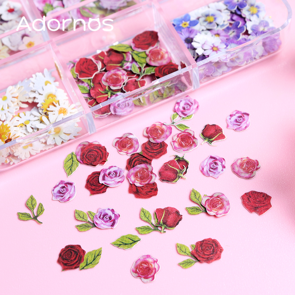 6 Grids Flowers Wood Pulp Chip - Art Craft Flower Making avaliação e preço