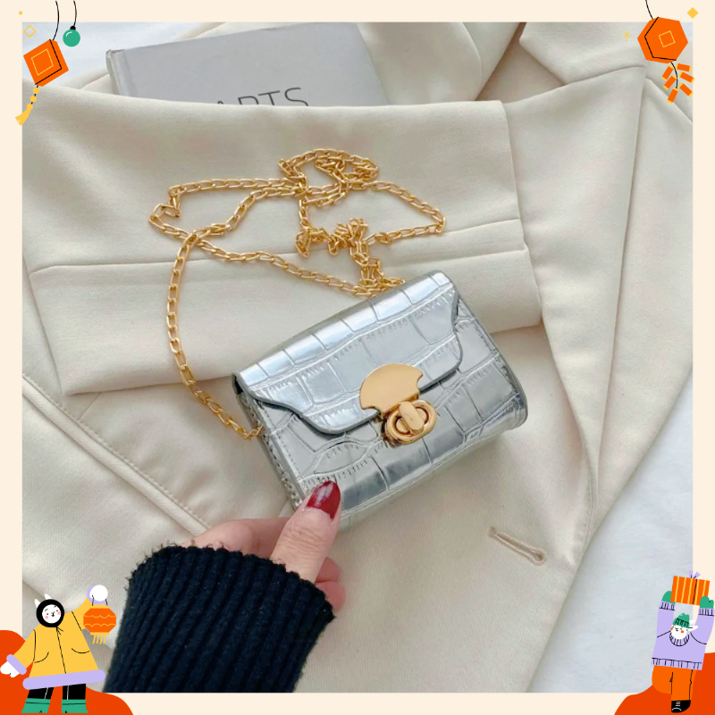 Mini bag, yellow and gold nich - Art Craft Bag avaliação e preço