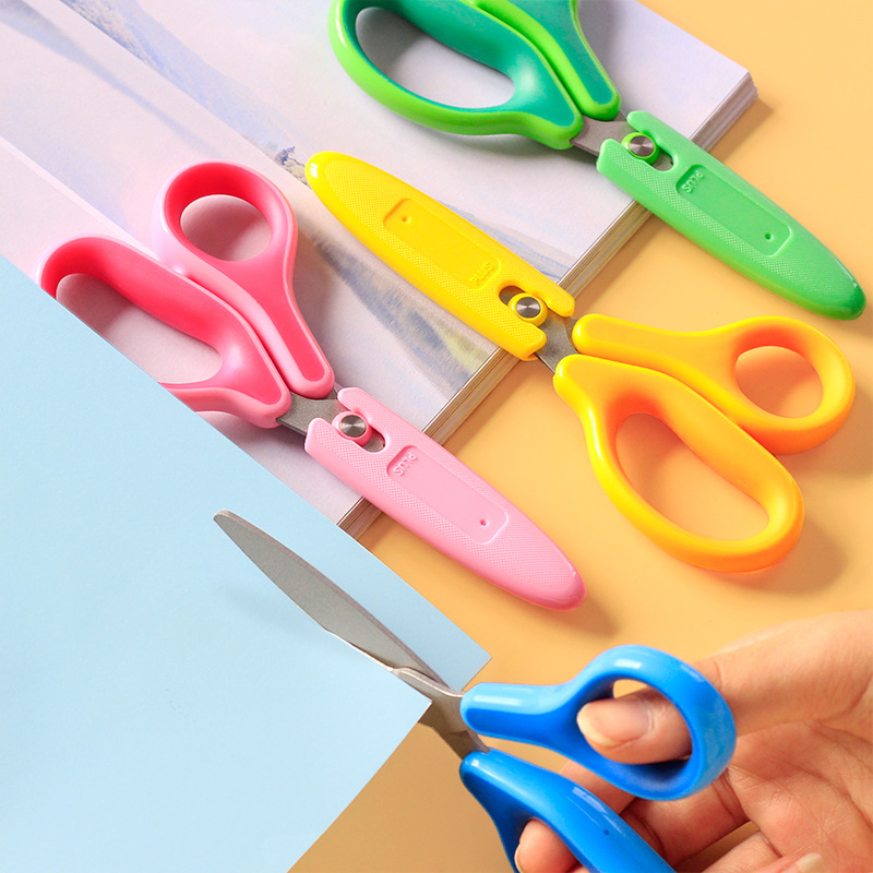 Kids Safety Scissors with Prot - Art Craft Toddlers avaliação e preço