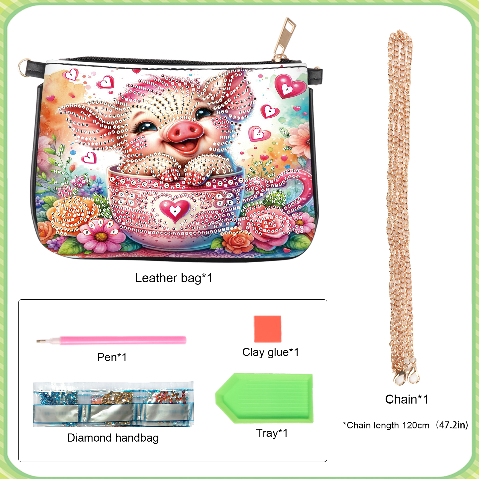 Diamond Art Painting bag Kits  - Art Craft Kits For Adults avaliação e preço