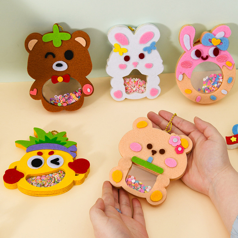 DIY Animal Shake Pendant Art C - Art Craft 3 Year Old avaliação e preço