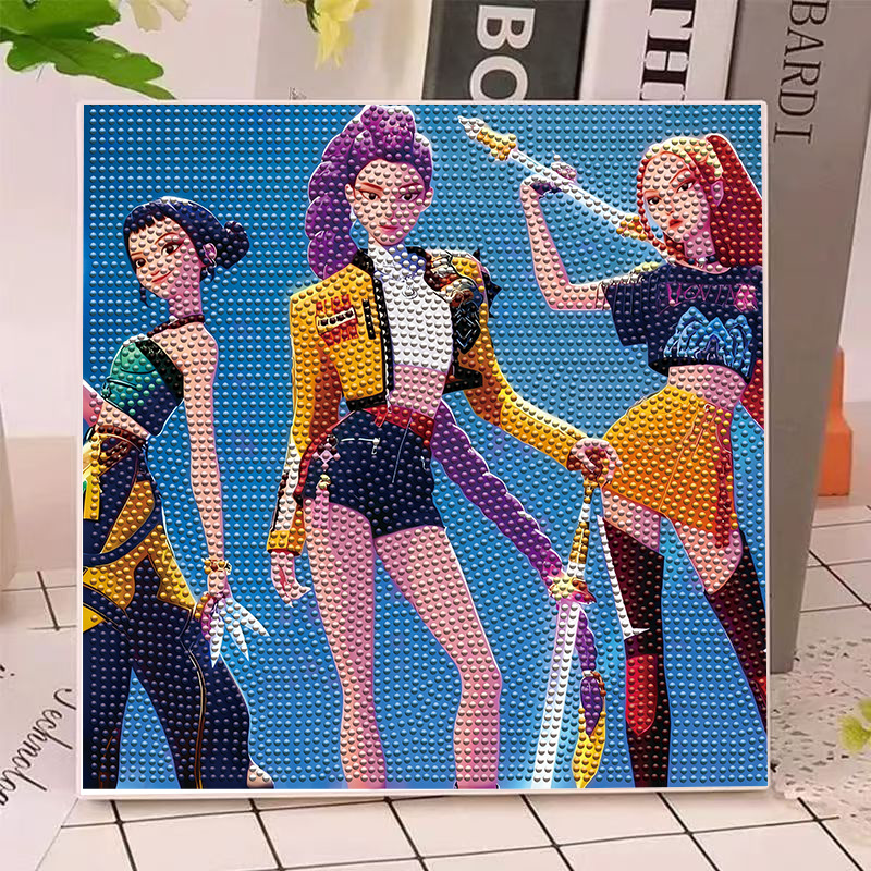 Anime Gilrs Lumi Mila Zoi K-po - Art Craft Gifts avaliação e preço