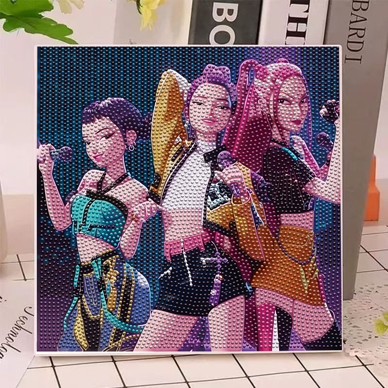 Anime Gilrs Lumi Mila Zoi K-po - Art Craft Gifts avaliação e preço
