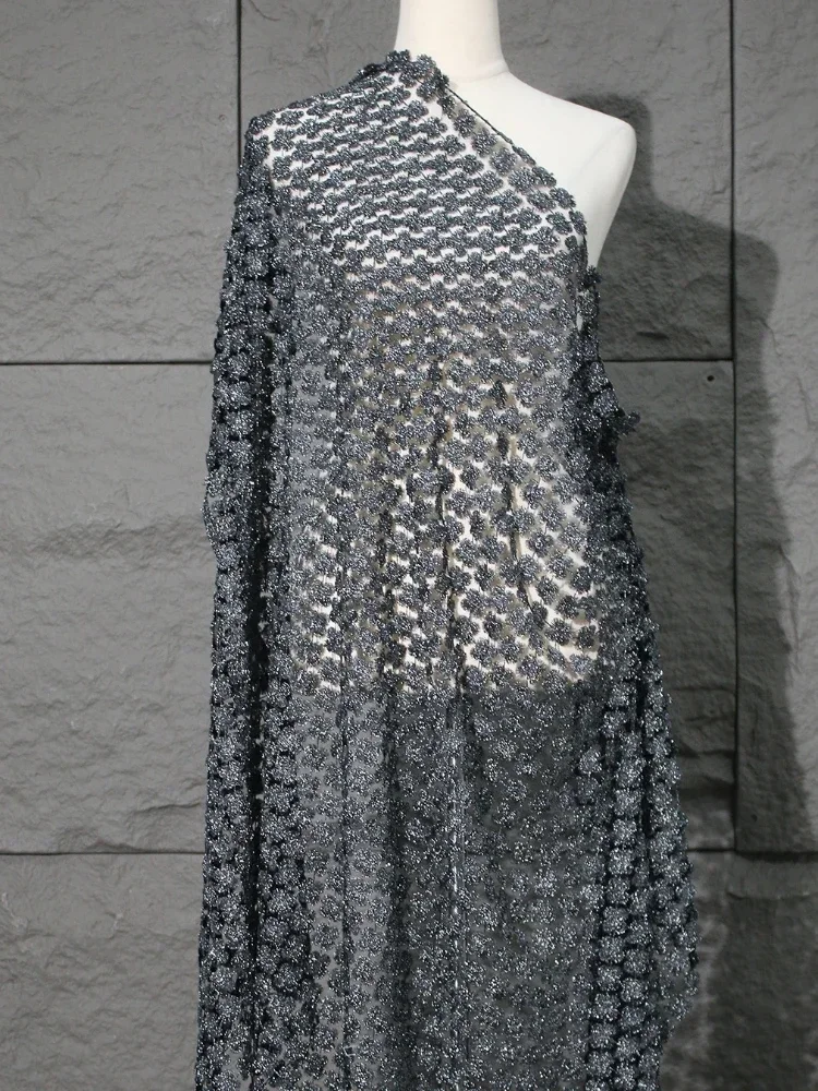 Mesh Fabric Black White Checke - Art Craft Upholstery avaliação e preço