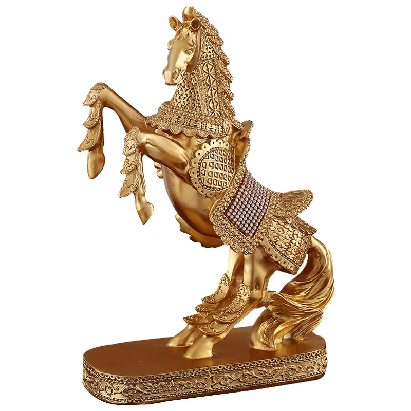 Horse Resin Sculpture Model Ho - Art Craft Bar avaliação e preço