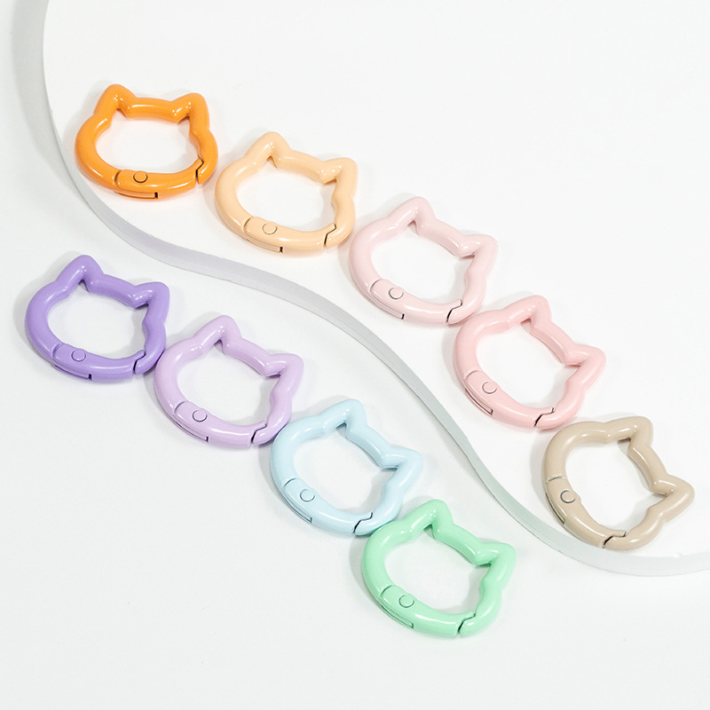 5pcs Cute Heart Cat Keychain R - Art Craft Gifts avaliação e preço