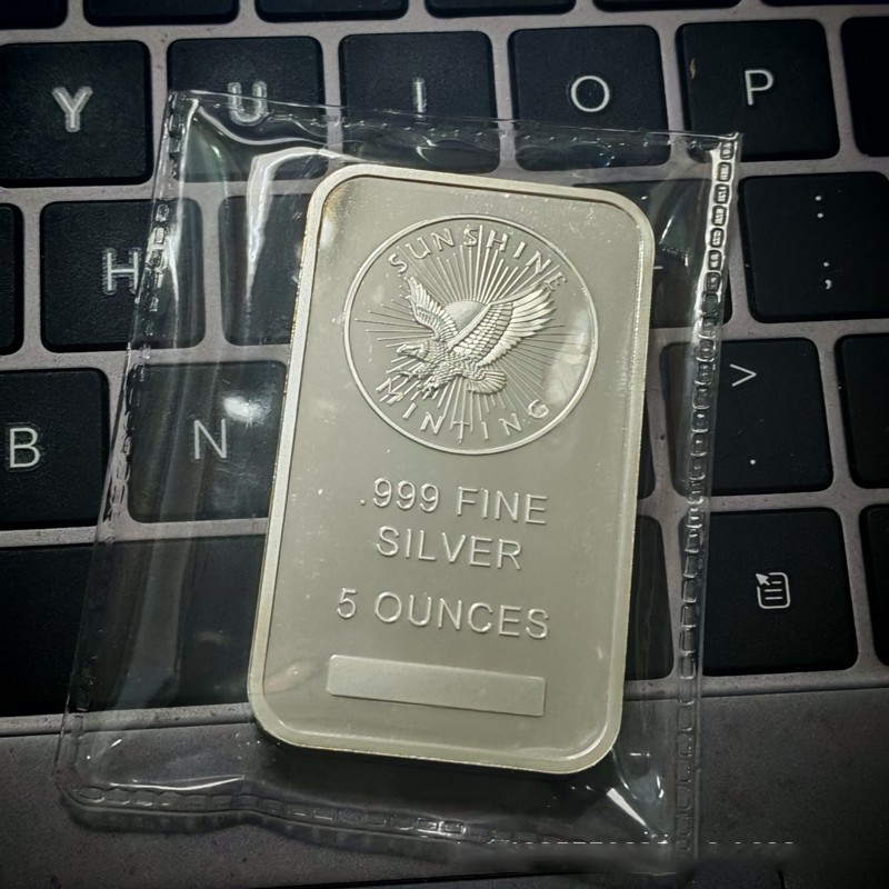 5 Oz Sunshine Minting Silver B - Art Craft Bar avaliação e preço