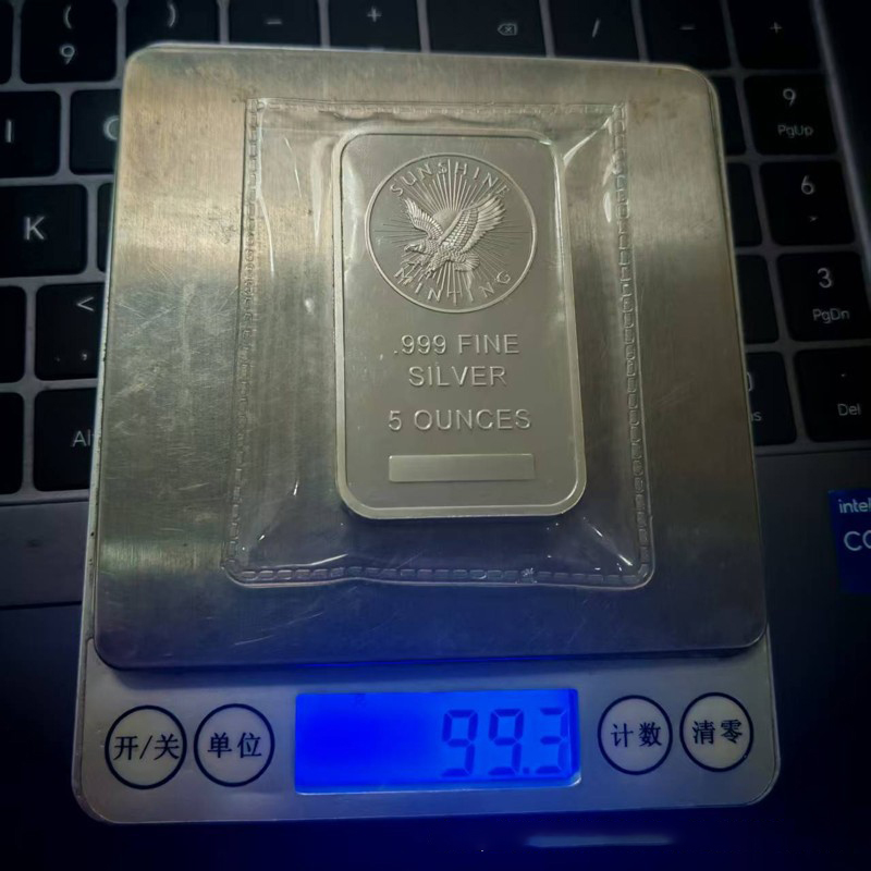 5 Oz Sunshine Minting Silver B - Art Craft Bar avaliação e preço