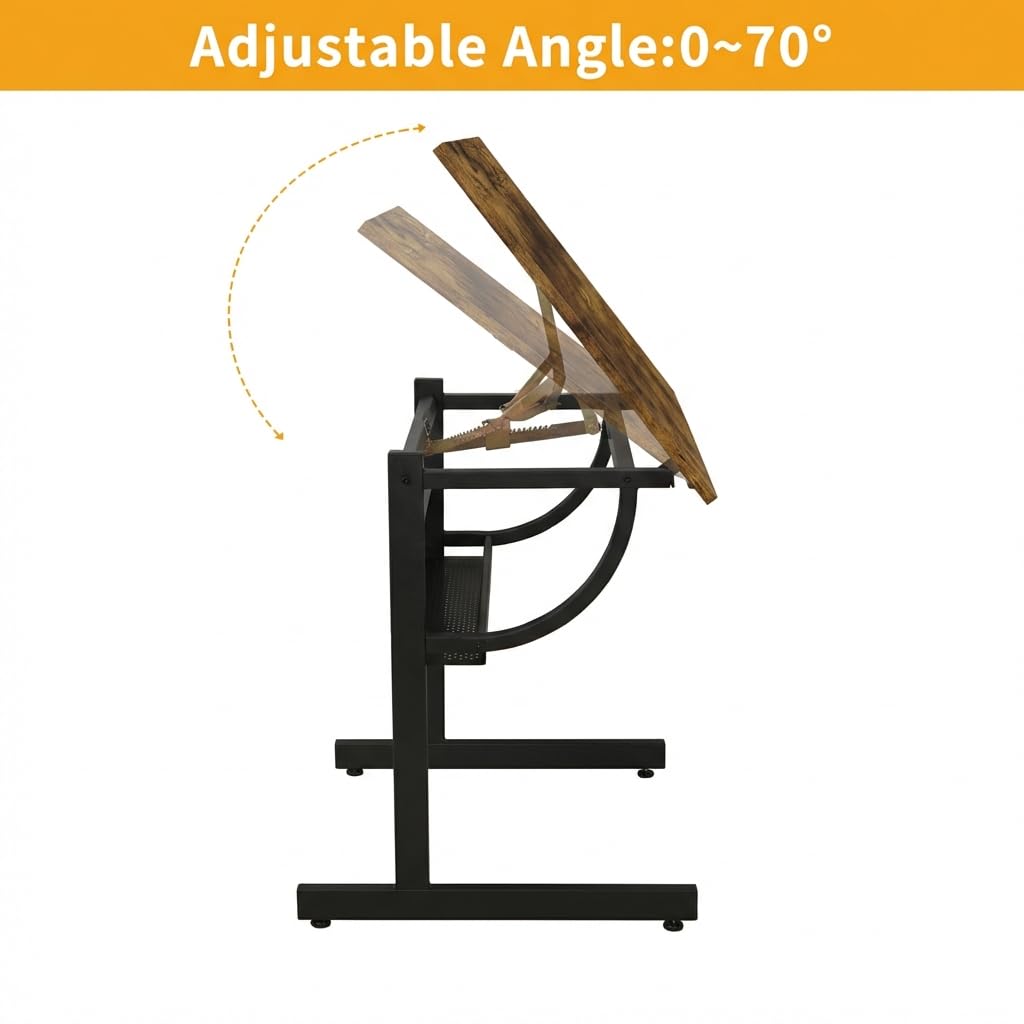 Adjustable Art Desk with Stora - Art & Craft Jojo avaliação e preço