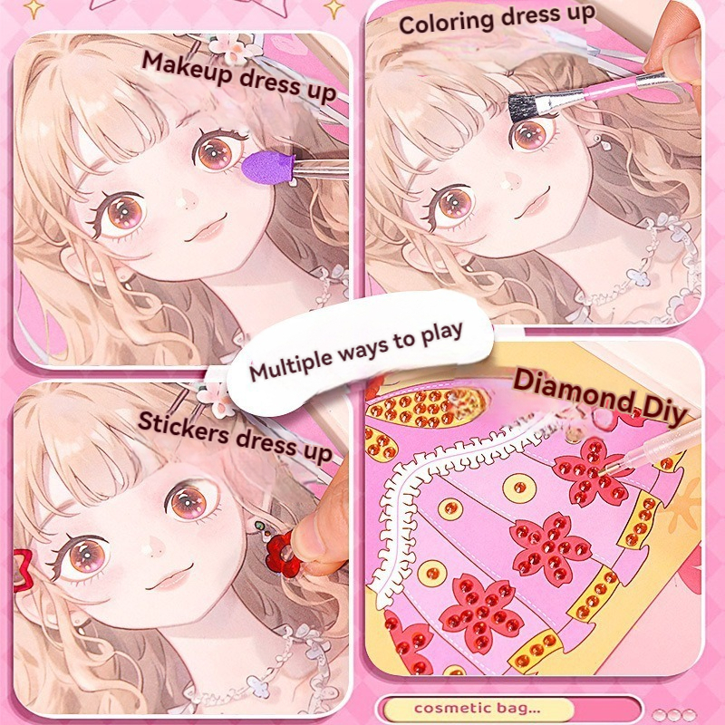 3 in 1 Princess Makeup Kit DIY - Art Craft 3 Year Old avaliação e preço