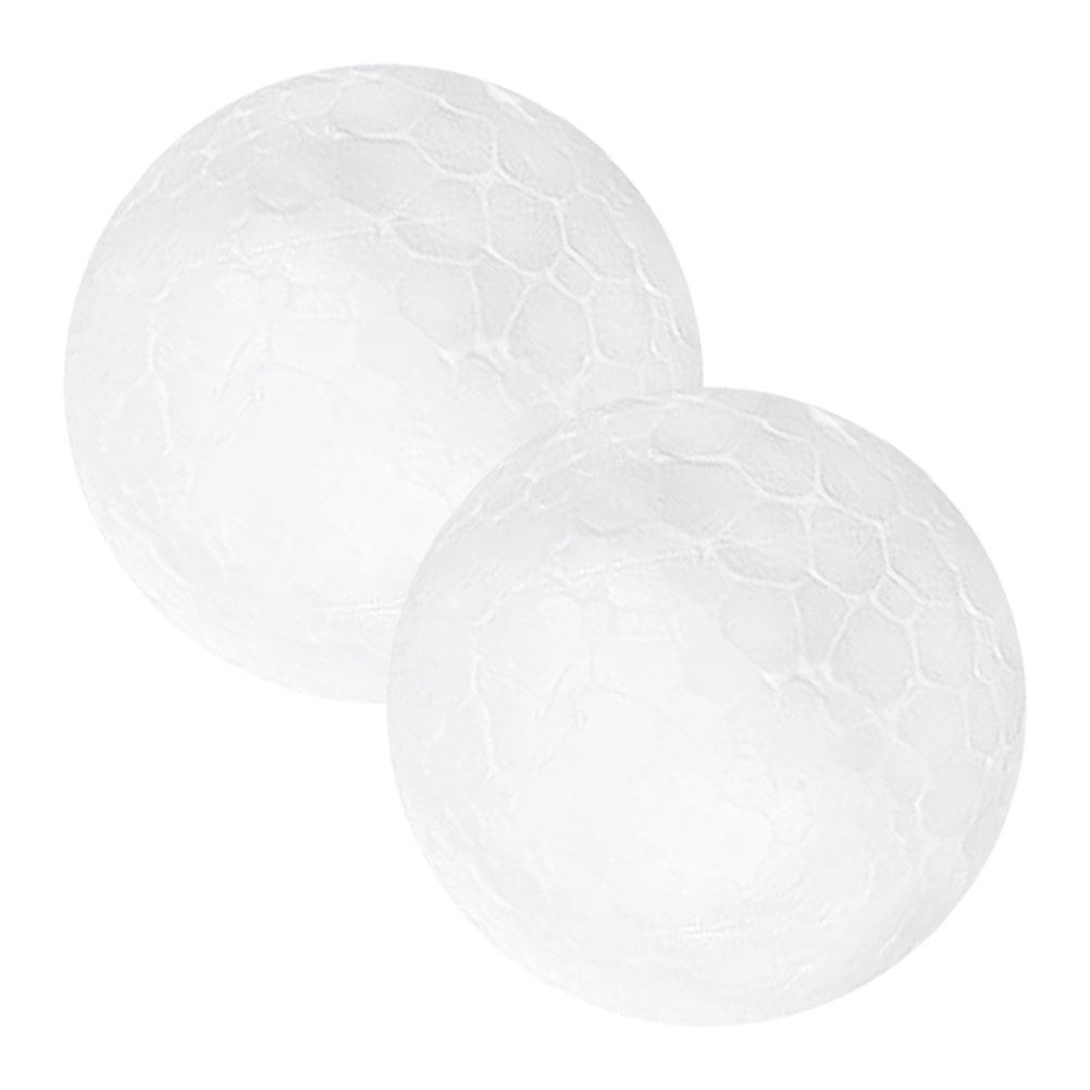 2Pcs Snowman Foam Balls White  - Art Craft School avaliação e preço