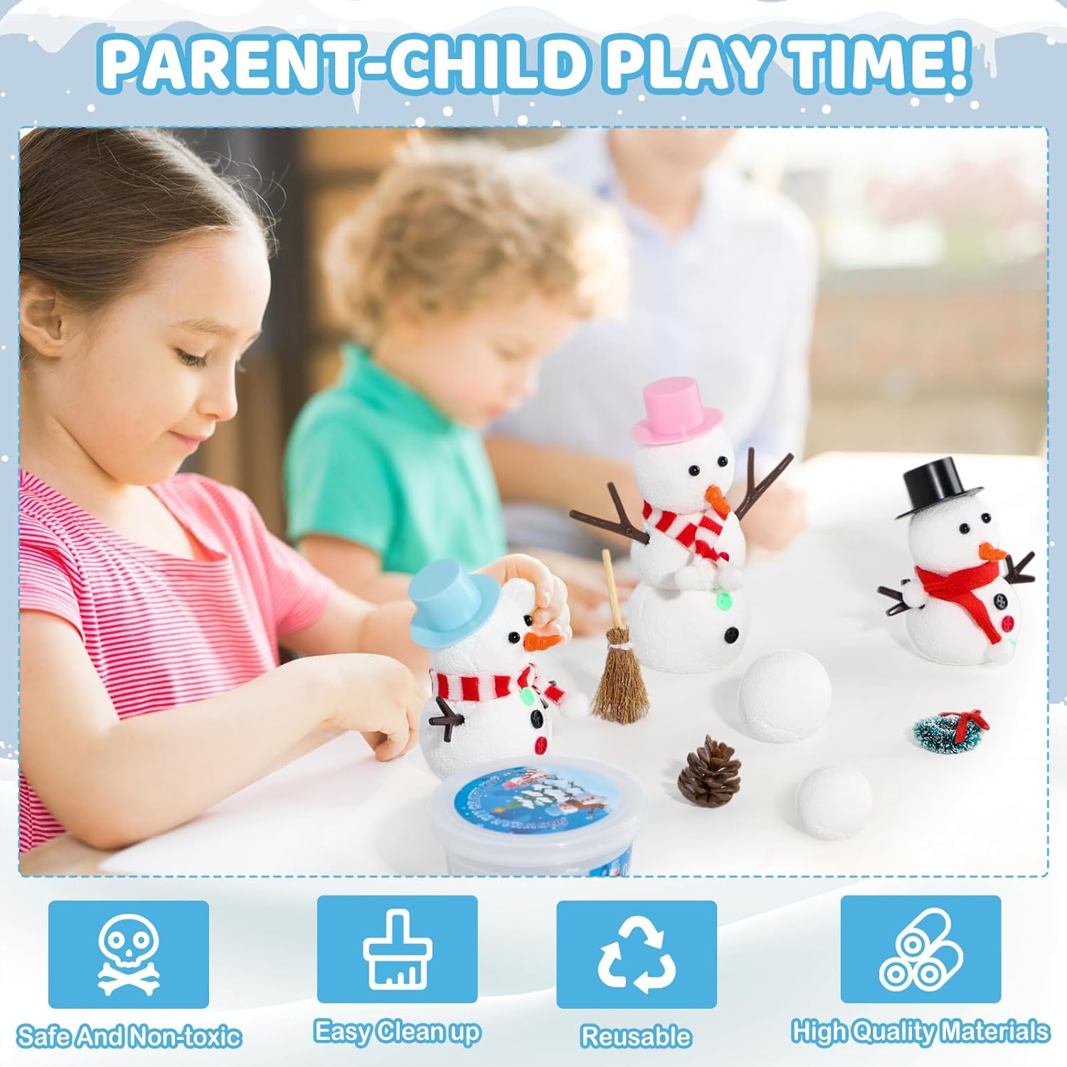 12 DIY Snowman set toys, Chris - Art Craft Upholstery avaliação e preço