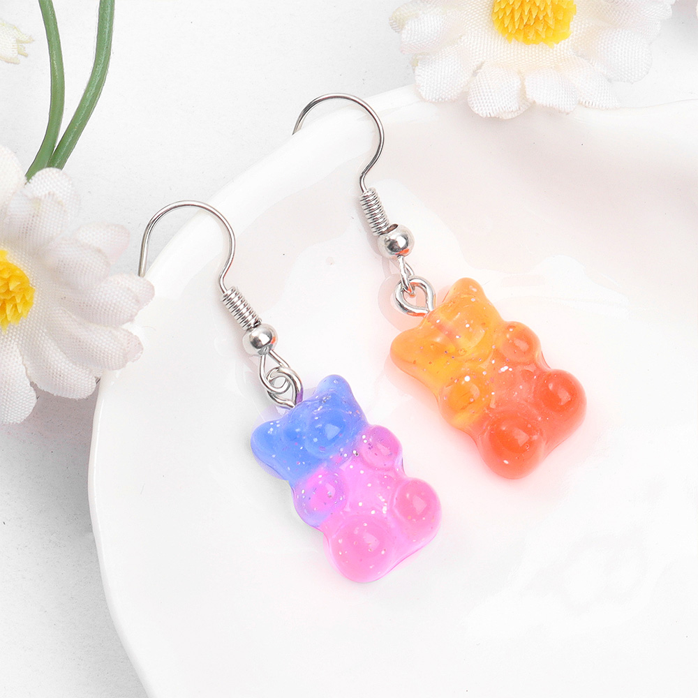 60pcs Dual Color Resin Bear Sh - Art Craft Resin avaliação e preço