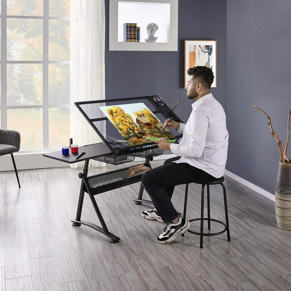 Height Adjustable Drafting Tab - Art & Craft Jojo avaliação e preço