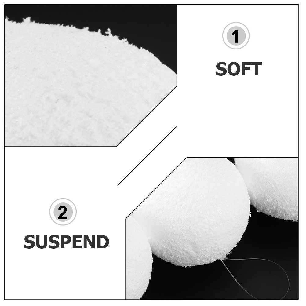 6Pcs White Art Ball Pack Dense - Art Craft School avaliação e preço