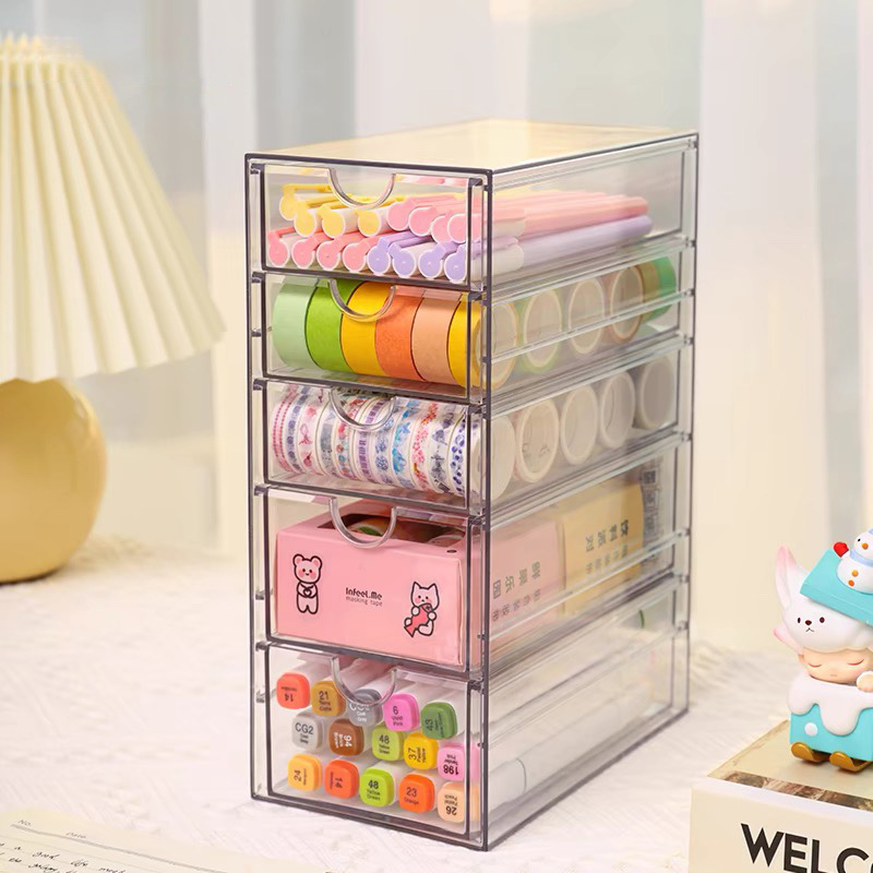 4/5Layer Acrylic Drawer Organi - Art Craft Glasses avaliação e preço