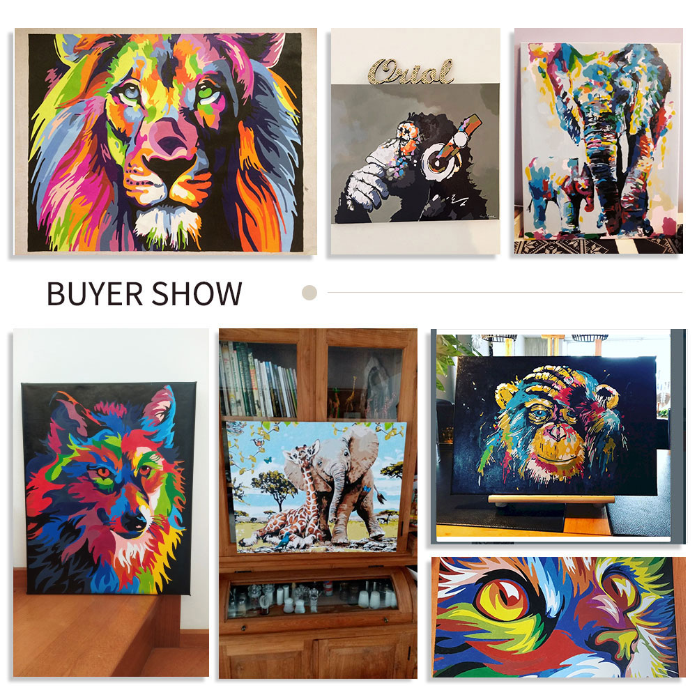 GATYZTORY 60x75cm Painting By  - Art Craft Door avaliação e preço