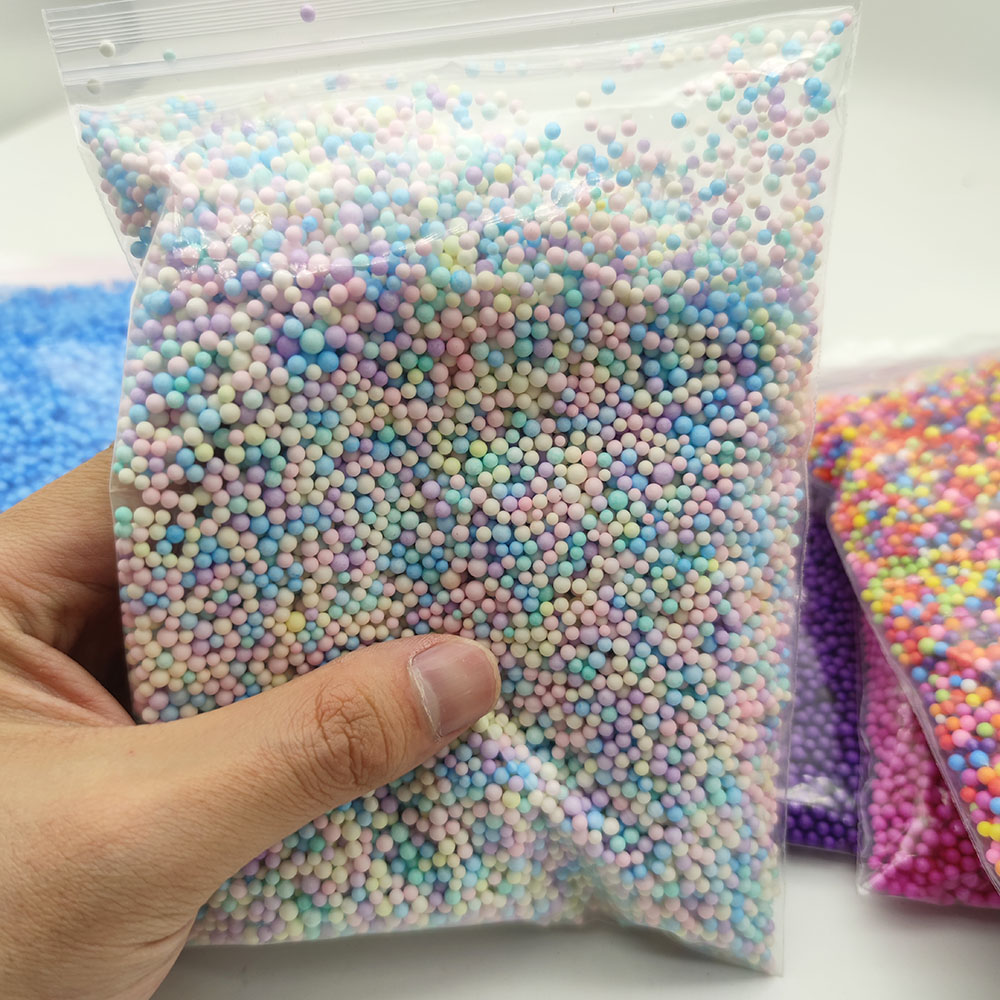 10g 2.5-3mm Foam Beads Colorfu - Art Craft School avaliação e preço