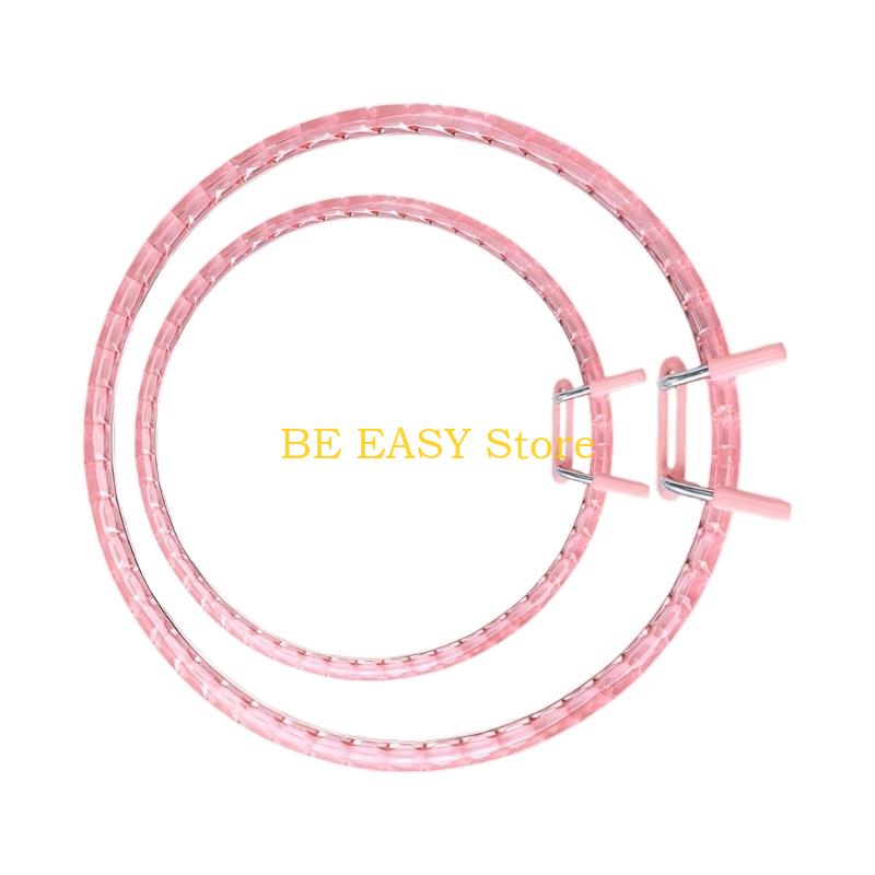 E28F 2 Pack Acrylic Craft Hoop - Art Craft Description avaliação e preço