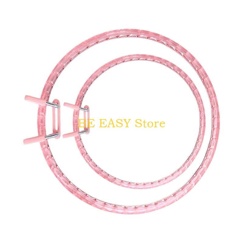 E28F 2 Pack Acrylic Craft Hoop - Art Craft Description avaliação e preço