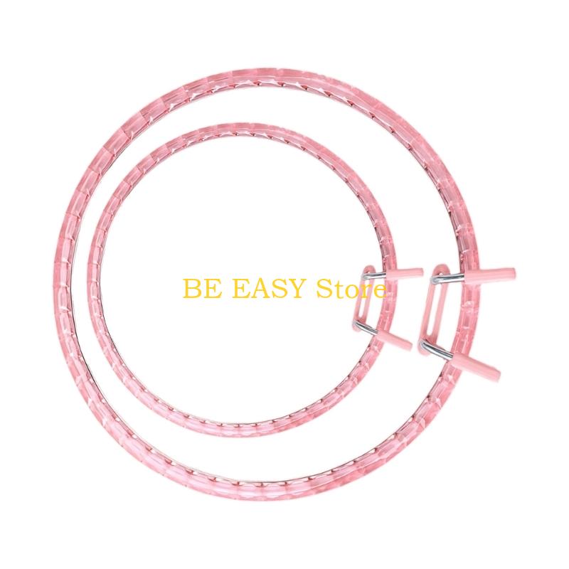 E28F 2 Pack Acrylic Craft Hoop - Art Craft Description avaliação e preço